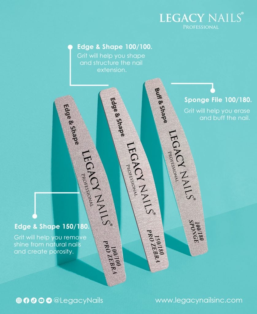 Step-by-Step Guide to Nail Filing Your Artificial Nails 6 FILES3 0603 2