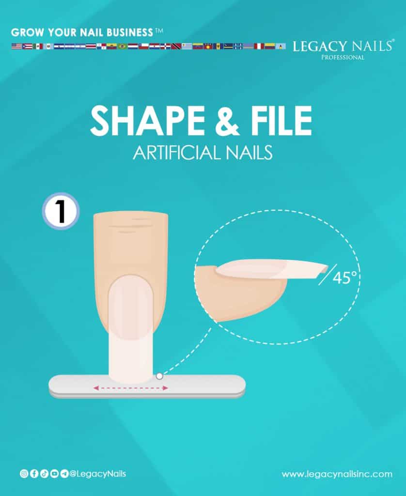 Mastering the Art of Nail Filing with the 3 Essential Files from LEGACY NAILS 4 shape and file 01