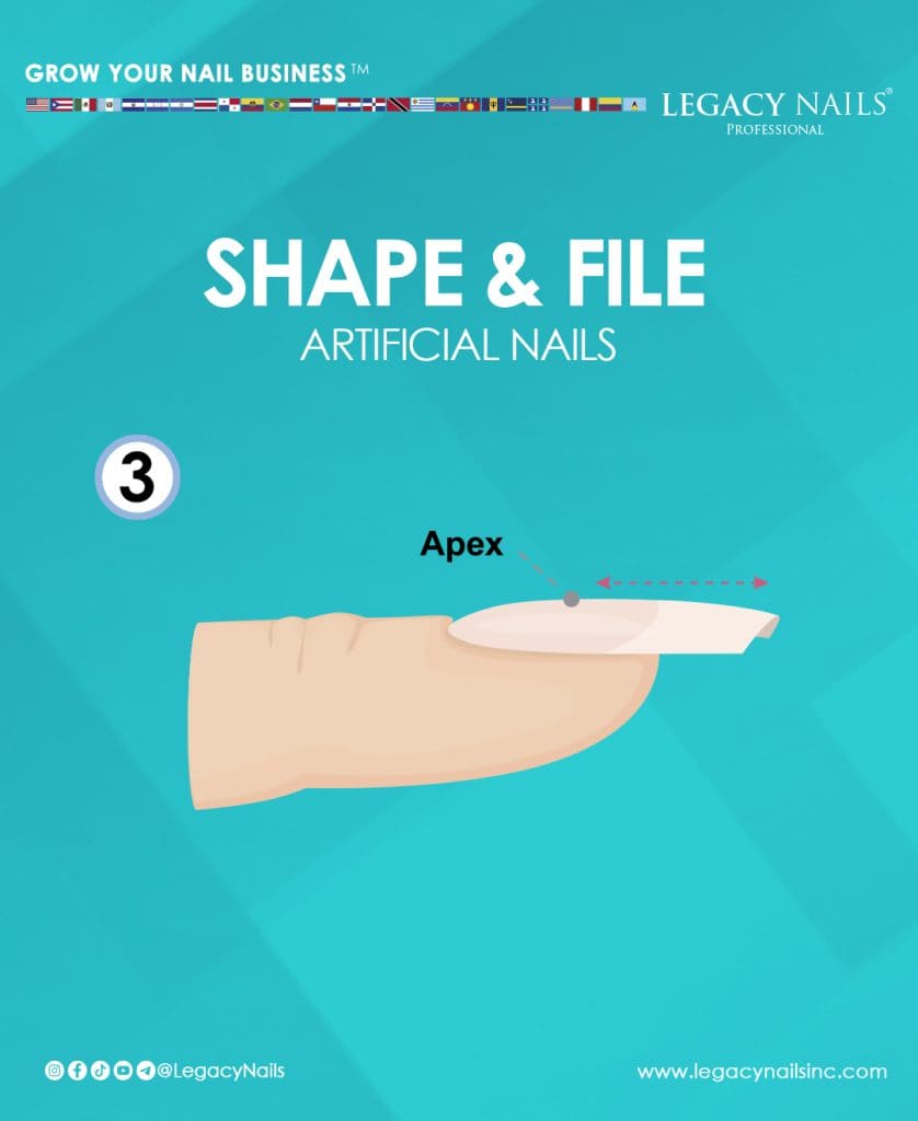 Mastering the Art of Nail Filing with the 3 Essential Files from LEGACY NAILS 6 shape and file 03