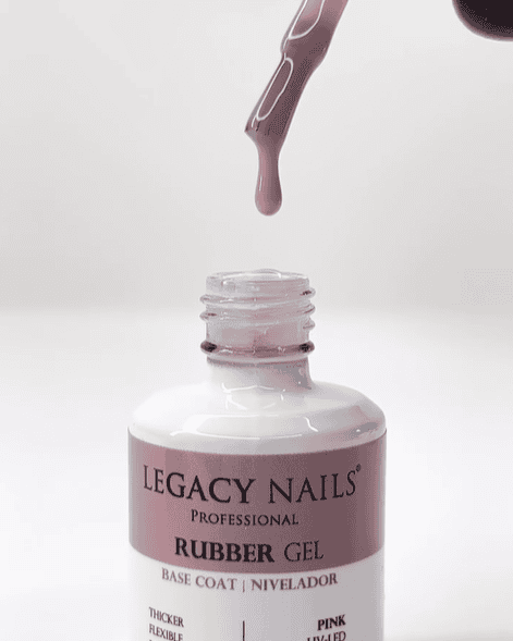 Professional Manicure with Legacy Nails' Rubber Gel 4 Rubber3
