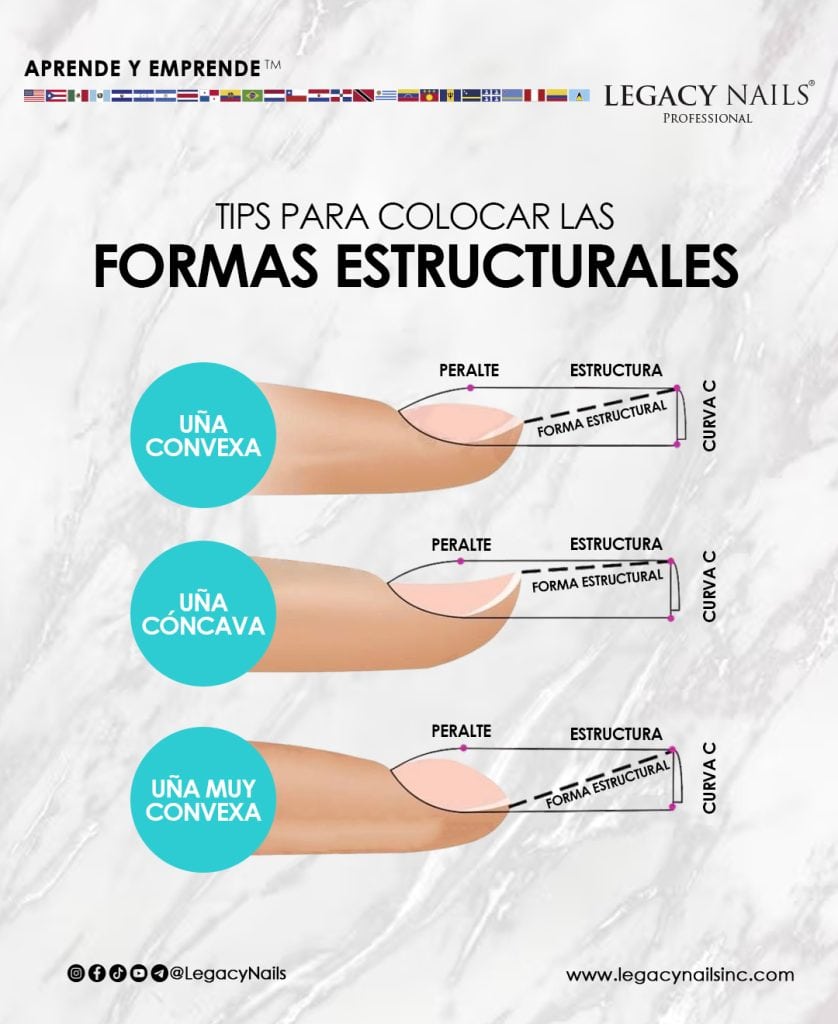 Domina la Técnica: Aplicación y Ajuste de Aluminium Nail Forms 3 Tips Formas 1