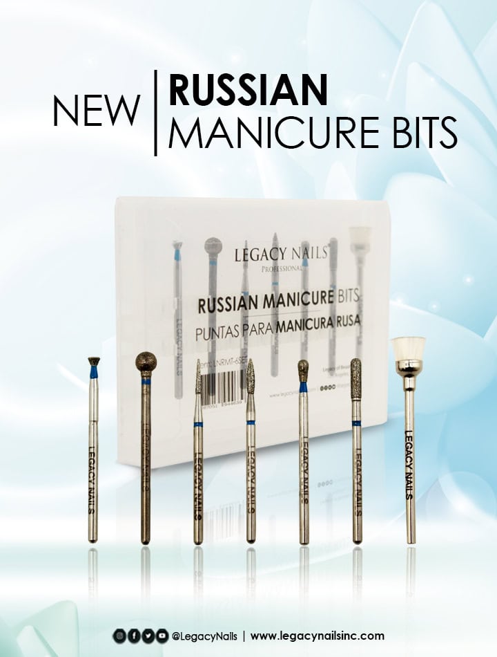 Drill Bits or Burrs: What's the difference and how can they improve your manicure and pedicure? 5 New Russian manicure bits 1