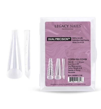 Dual Extension Nail Forms – Precision Nail Supply for Nail Artists - COFFIN