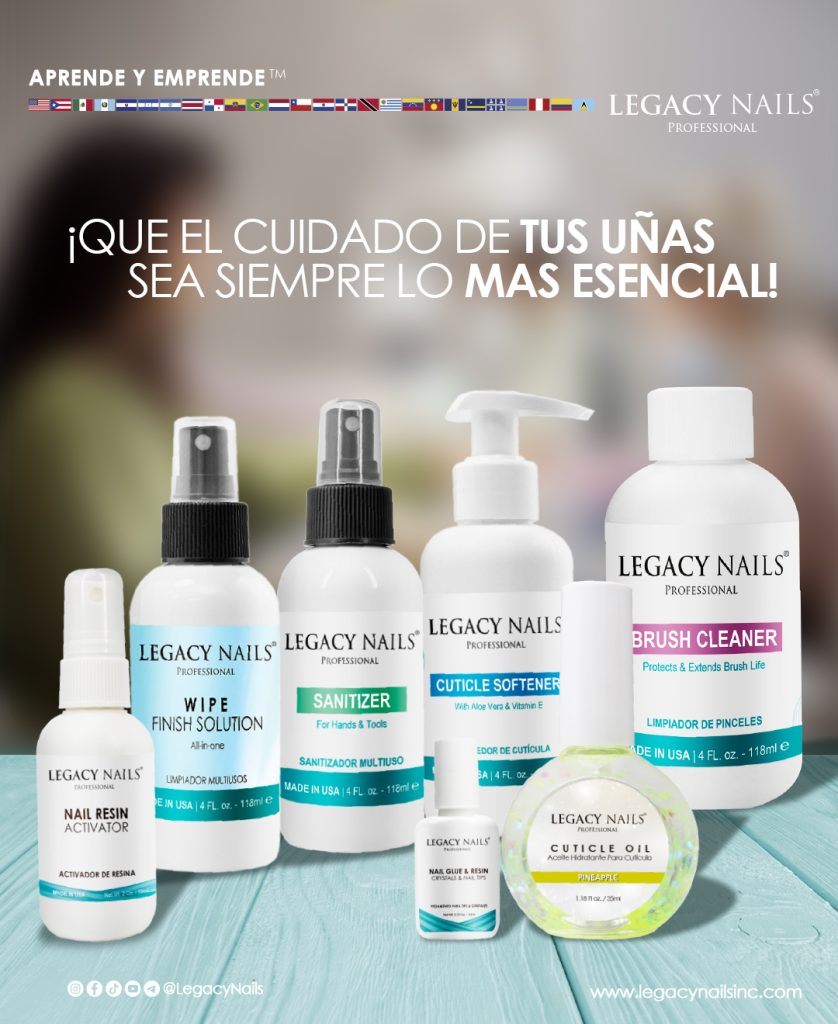 productos de calidad para el cuidado de las uñas, para mantener las uñas fuertes, suaves y evitar que se quiebren y astillen.