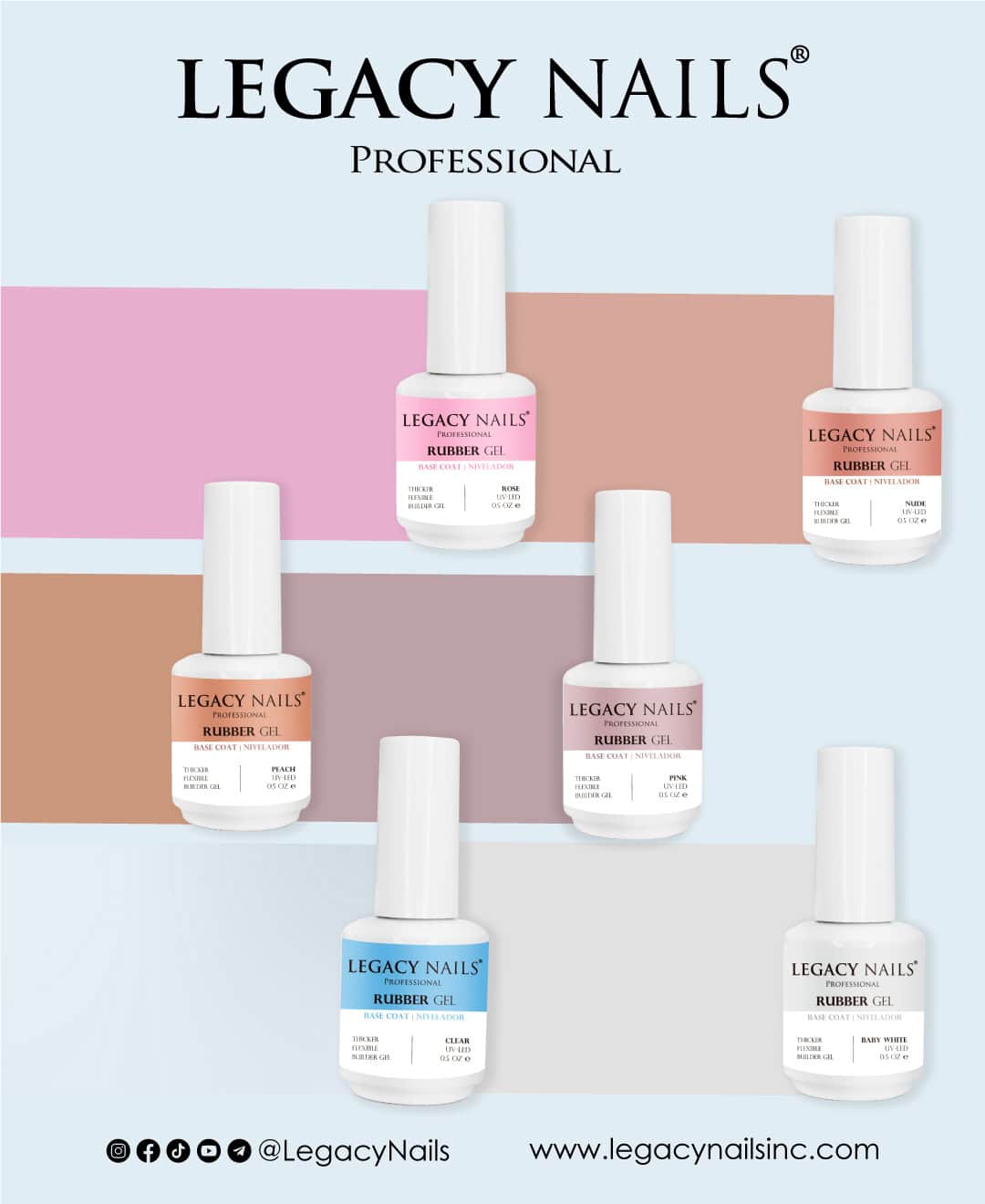 Discover the secret to strong and resilient nails with LEGACY NAILS