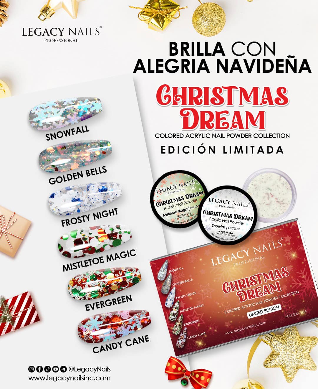 ¡Te presentamos la Colección Christmas Dream: Un Toque Navideño para Tus Uñas!