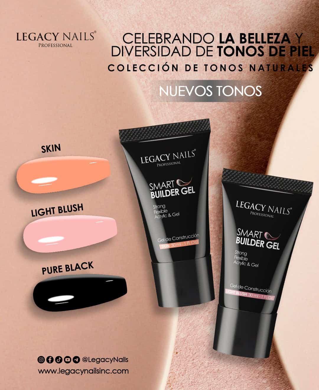 Nuevos tonos de Smart Builder Gel “NATURAL HUES COLLECTION”