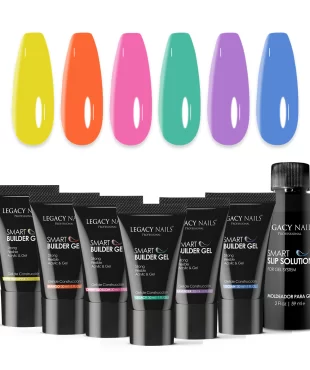 Home 43 Smart Builder Gel for Nails – Odorless Hybrid Acrygel