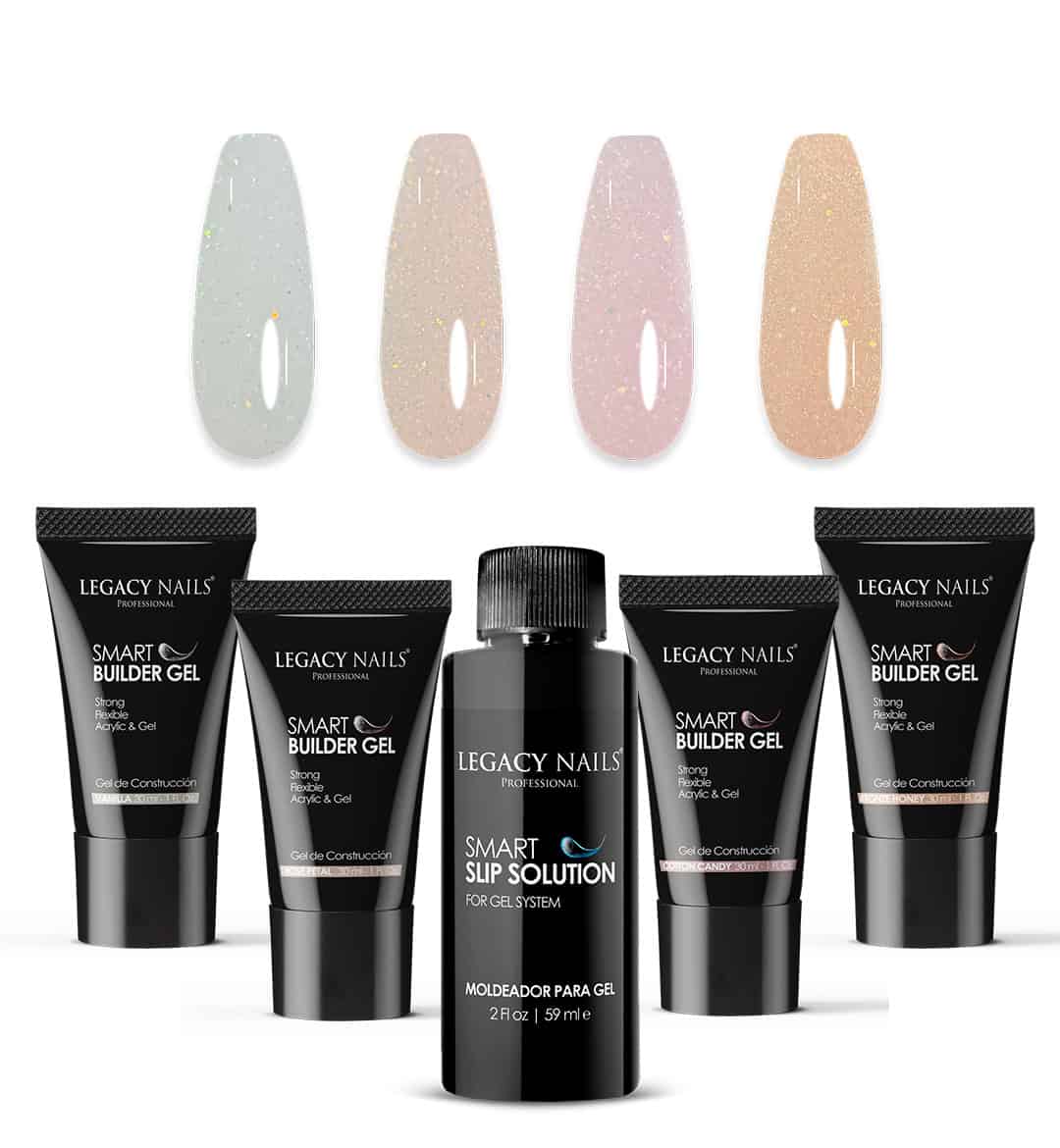 Introducing the new shades of Smart Builder Gel’s Sparkle Envy Collection!