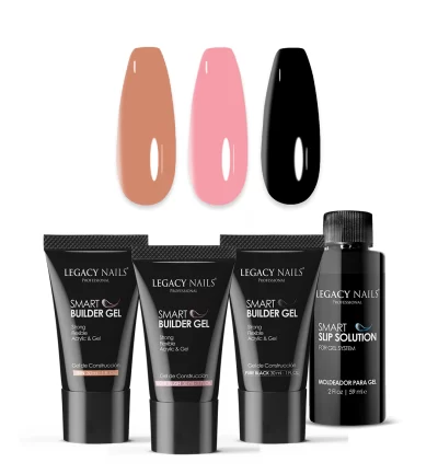 Smart Builder Gel – Hybrid Acrygel for Flawless Nails - Natural Bundle
