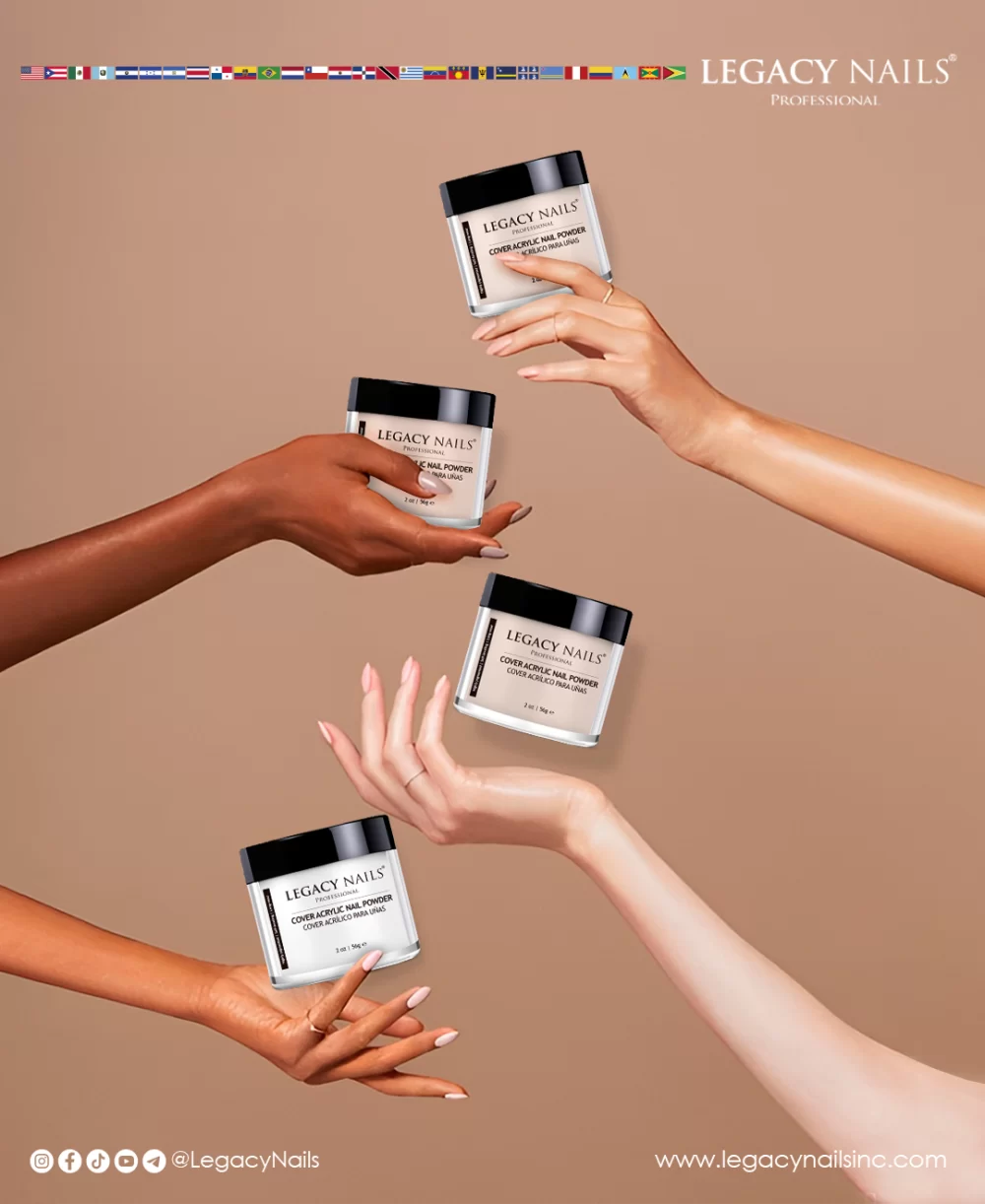 Cover Acrylic Nail Powder for Nail Artists