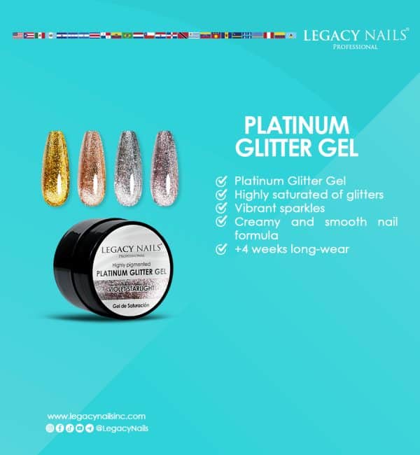 PLATINUM GLITTER GEL - Image 2