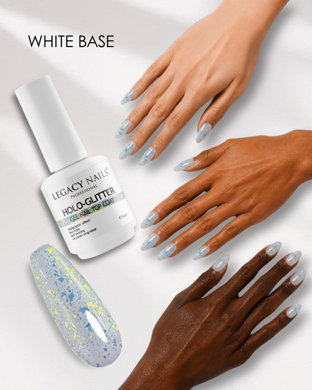 HOLOGLITTER - Gel Nail Top Coat with Glitter 4 HOLOGLITTER - Gel Nail Top Coat with Glitter - Image 4