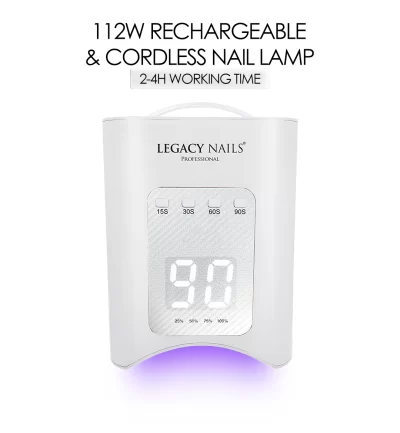 112W Rechargeable Cordless Nail Lamp for Nails