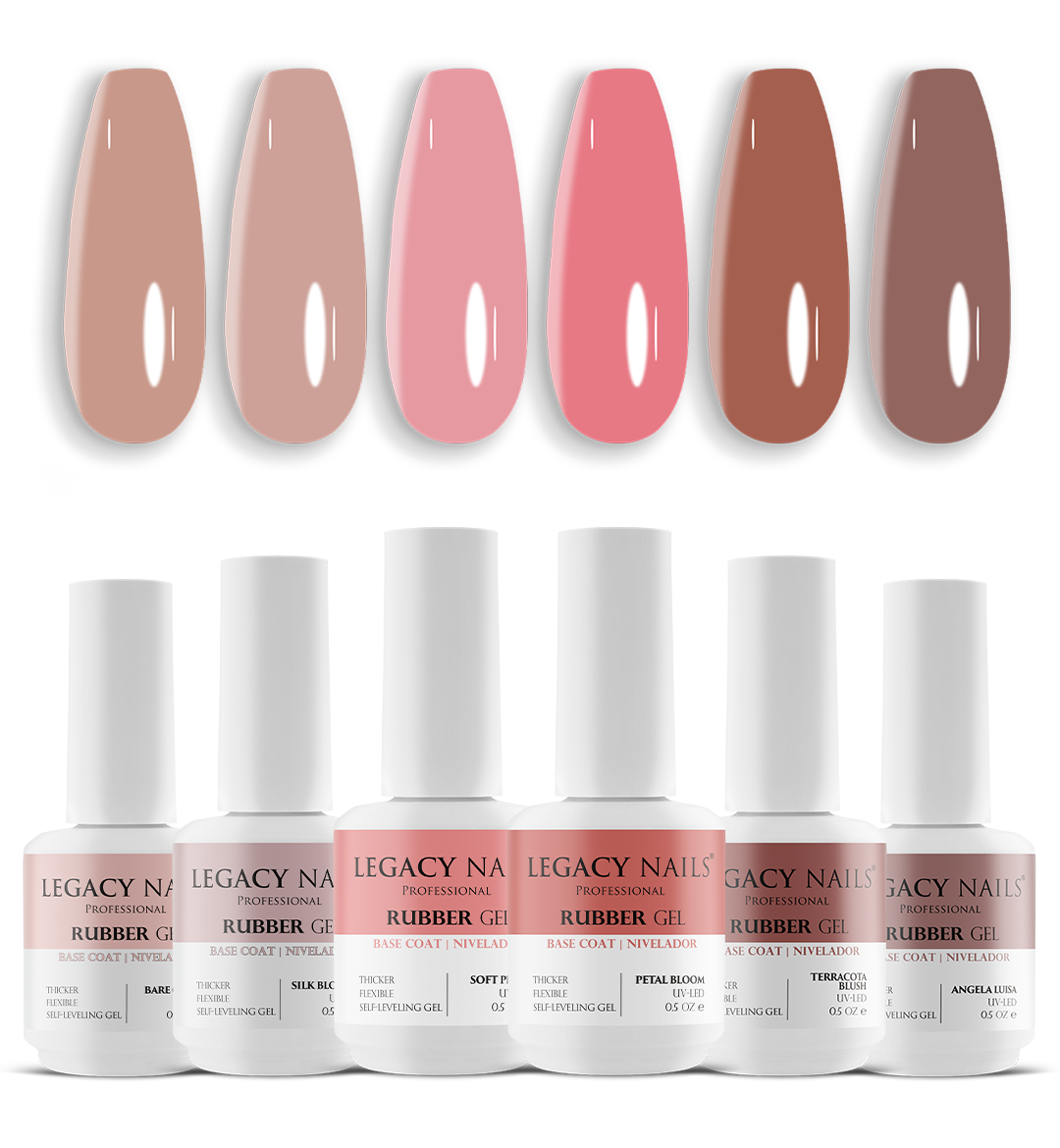 Rubber Base Gel for Nails – Bottle View