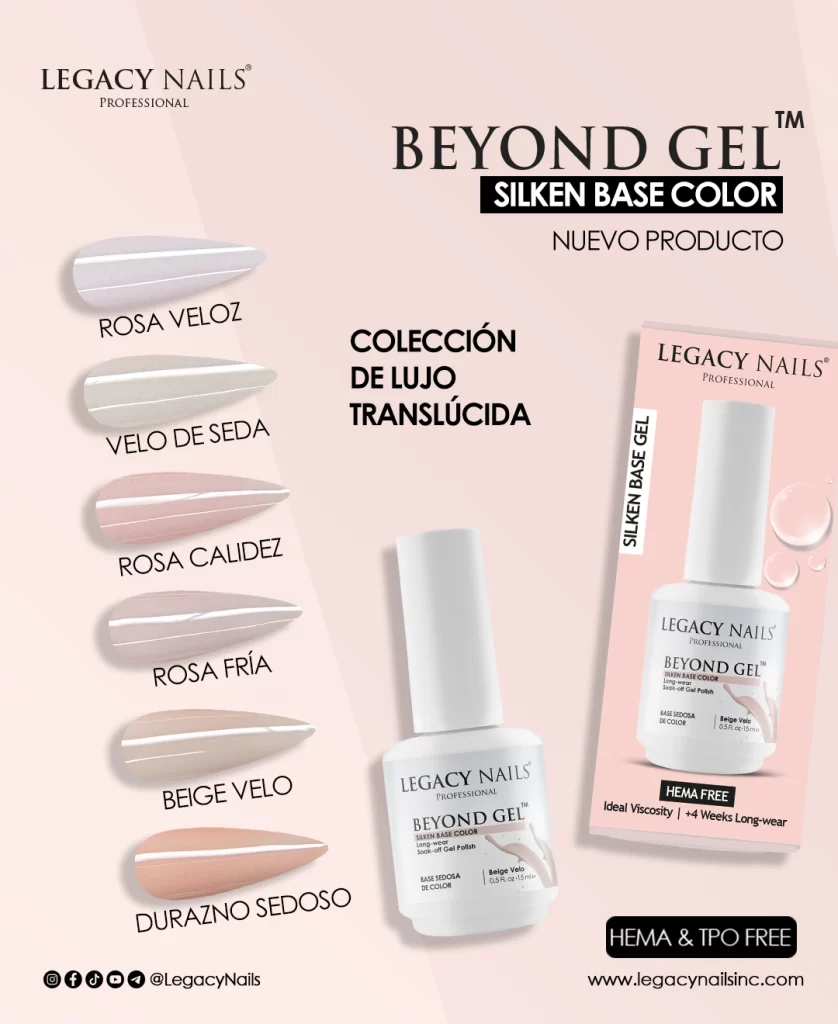 ¿Tus clientas te piden tonos más naturales, capitas más ligeras y un acabado elegante? 2 Beyond Gel