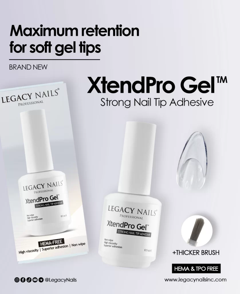 Why does the Soft Gel nail system cause a burning sensation? 2 XtendPro Gel 02 ing 1 1