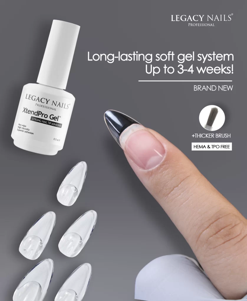 Why does the Soft Gel nail system cause a burning sensation? 9 XtendPro Gel 10 Ing 1