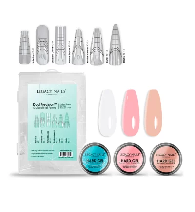 Dual Precision Nail Forms for professional nail artists