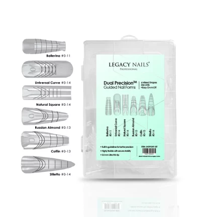 Dual Precision Nail Forms for professional nail artists