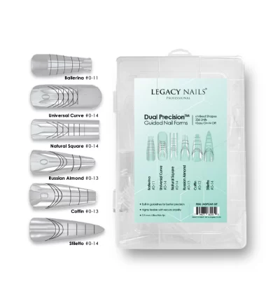 Dual Precision Nail Forms for professional nail artists