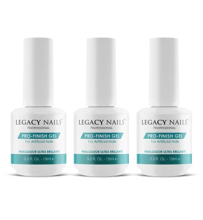 PRO FINISH GEL Top – 3pcs Bundle – Diamond Shine That Lasts 4 Weeks