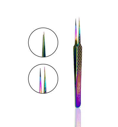 straight isolator eyelash extension tweezer