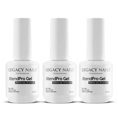 Strong nail tip adhesive