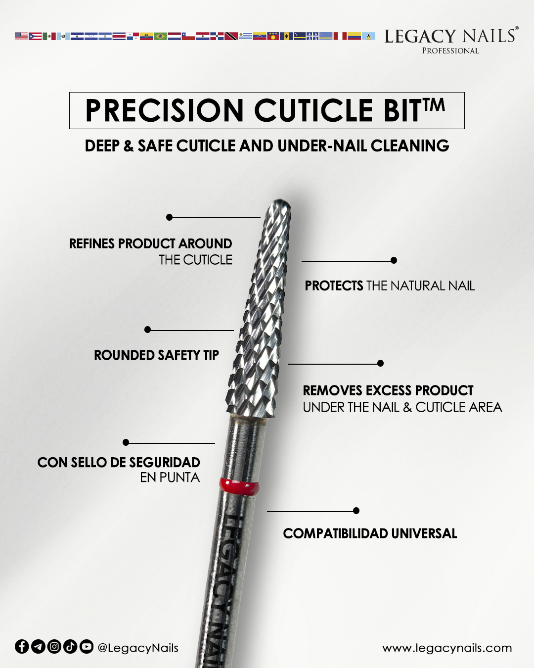 Precision Cuticle Bit For Nail Drill Bit 2 Precision Cuticle Bit for Nail Drill